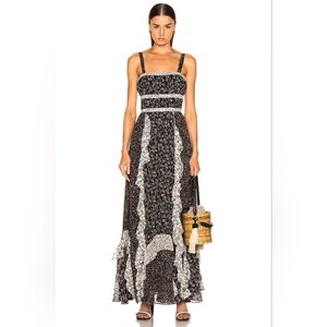 NWT Ulla Johnson Brie Dress, Noir, Size 6